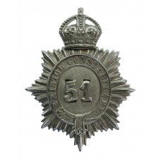 Bristol Constabulary Star Cap Badge (51) - King's Crown
