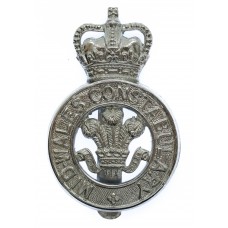 Mid-Wales Constabulary Cap Badge - Queen's Crown