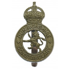 Denbighshire Constabulary Cap Badge - King's Crown