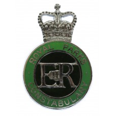 Royal Parks Police Enamelled Cap Badge - Queen's Crown