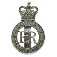 Halifax Borough Police Cap Badge - Queen's Crown