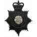 West Riding Constabulary Night Helmet Plate - Queen's Crown