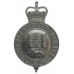 Norwich City Police Helmet Plate - Queen's Crown