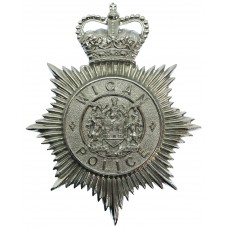 Wigan Borough Police Helmet Plate - Queen's Crown