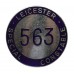 Leicester Special Constabulary Enamelled Cap/Lapel Badge (563)