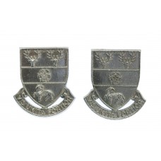 Pair of Derbyshire Constabulary Collar Badges