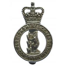 Warwickshire & Coventry Constabulary Cap Badge - Queen's Crown