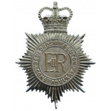 Bedfordshire & Luton Constabulary Helmet Plate - Queen's Crown