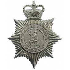 Warwickshire & Coventry Constabulary Helmet Plate - Queen's Crown