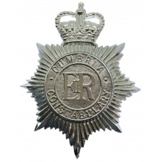 Cumbria Constabulary Plastic Helmet Plate - Queen's Crown