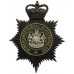 Northumberland Constabulary Night Helmet Plate - Queen's Crown