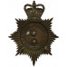 Northumberland Constabulary Night Helmet Plate - Queen's Crown