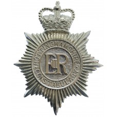 Nottinghamshire Constabulary Helmet Plate - Queen's Crown