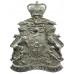 Leicester City Police Helmet Plate - Queen's Crown