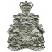 Leicester City Police Helmet Plate - Queen's Crown