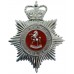 Kent Police Enamelled Helmet Plate - Queen's Crown