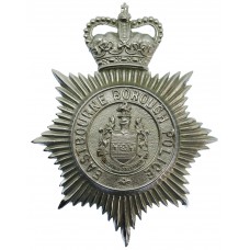 Eastbourne Borough Police Helmet Plate - Queen's Crown