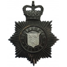 Southampton Police Night Helmet Plate - Queen's Crown