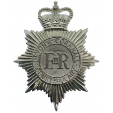 Devon & Cornwall Constabulary Helmet Plate - Queen's Crown