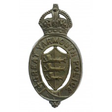 Great Yarmouth Police Cap Badge - King's Crown