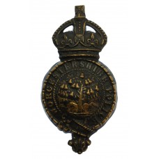 Worcestershire Police (Worcestershire Constabulary) Helmet Plate - King's Crown