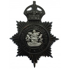 Nottinghamshire Constabulary Night Helmet Plate - King's Crown