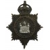 West Suffolk Constabulary Night Helmet Plate - King's Crown