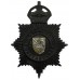 Gwynedd Constabulary Black Helmet Plate - King's Crown