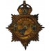 Norfolk Constabulary Black Helmet Plate - King's Crown