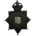 Hastings Borough Police Helmet Plate - King's Crown