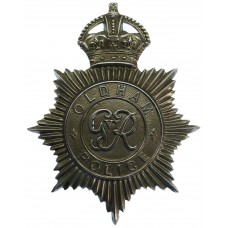 George VI Oldham Borough Police Helmet Plate