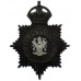 Scarborough Borough Police Night Helmet Plate - King's Crown