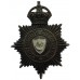 Portsmouth City Police Night Helmet Plate - King's Crown