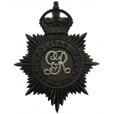 George V Metropolitan Police Night Helmet Plate