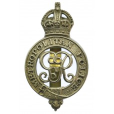 George V Metropolitan Police Cap Badge
