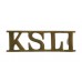 King's Shropshire Light Infantry (K.S.L.I.) Shoulder Title