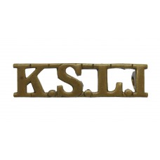 King's Shropshire Light Infantry (K.S.L.I.) Shoulder Title