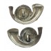 Pair of King's Own Yorkshire Light Infantry (K.O.Y.L.I.) Anodised (Staybrite) Collar Badges