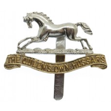 Queen's Own Hussars Anodised (Staybrite) Cap Badge