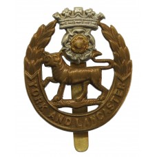 York and Lancaster Regiment Cap Badge