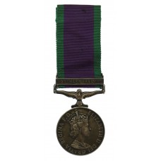 Campaign Service Medal (Clasp - Northern Ireland) - L.Cpl. W.J. Cox, Royal Signals