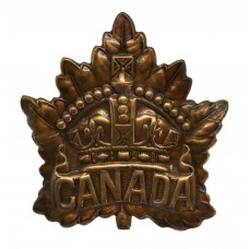 Canadian Canada WW1 General Service Cap Badge (RODEN BROS 1915)