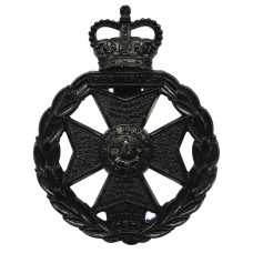 Royal Green Jackets Black Anodised (Staybrite) Cap Badge