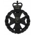 Royal Green Jackets Black Anodised (Staybrite) Cap Badge