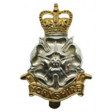 Yorkshire Brigade Anodised (Staybrite) Cap Badge