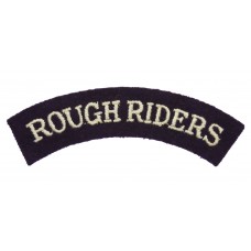 City of London Yeomanry, Rough Riders (ROUGH RIDERS) Cloth Shoulder Title