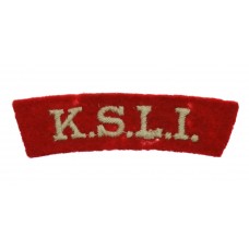 King's Shropshire Light Infantry (K.S.L.I.) Cloth Shoulder Title