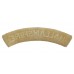 Hallamshire Bn. York & Lancaster Regiment (HALLAMSHIRE) Cloth Shoulder Title