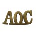 Army Ordnance Corps (A.O.C.) Shoulder Title