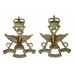 Pair of Mobile Defence Corps Collar Badges - Queen's Crown